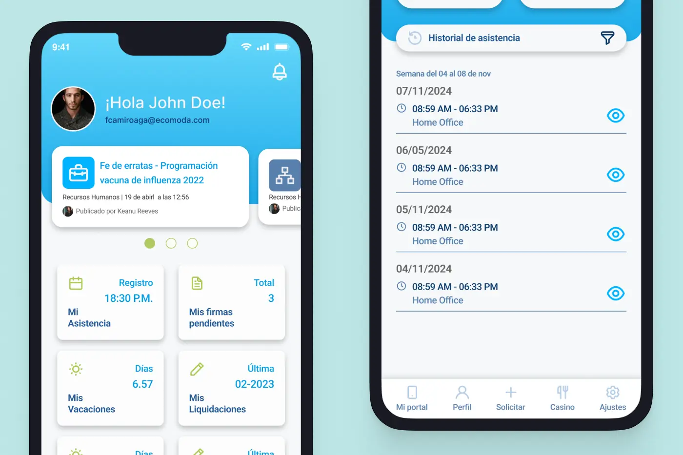 Rex+, Módulo Asistencia